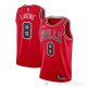 Camiseta Zach Lavine NO 8 Chicago Bulls Icon 2020-21 Rojo