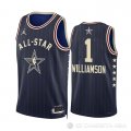Camiseta Zion Williamson #1 All Star 2024 New Orleans Pelicans Azul