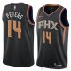 Camiseta Alec Peters #14 Phoenix Suns Statement 2018 Negro2