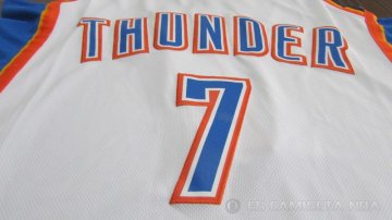 Camiseta Anthony #7 Oklahoma City Thunder Autentico 2017-18 Blanco