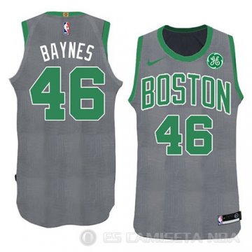Camiseta Aron Baynes #46 Boston Celtics Navidad 2018 Verde