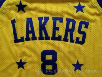Camiseta Bryant #8 Los Angeles Lakers Retro Amarillo 2004/2005