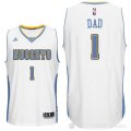 Camiseta Dad #1 Denver Nuggets Dia del Padre Blanco