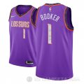 Camiseta Devin Booker #1 Phoenix Suns Ciudad 2018-19 Violeta