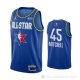 Camiseta Donovan Mitchell #45 All Star 2020 Utah Jazz Azul