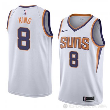 Camiseta George King #8 Phoenix Suns Association 2018 Blanco