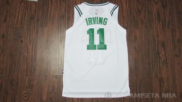 Camiseta Irving #11 Boston Celtics Autentico Nino 2017-18 Blanco