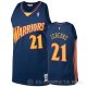 Camiseta Jonas Jerebko #21 Golden State Warriors 2009-10 Hardwood Classics Azul