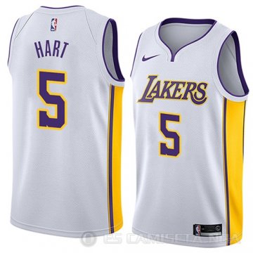 Camiseta Josh Hart #5 Los Angeles Lakers Association 2018 Blanco