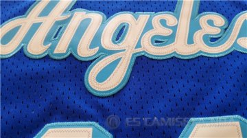 Camiseta Retro West #44 Los Angeles Lakers Azul