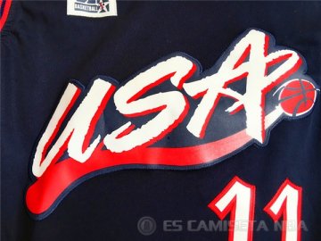Camiseta Malone #11 USA 1996 Negro