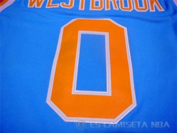 Camiseta NCAA UCLA Westbrook #0 Azul Claro