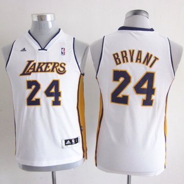 Camiseta Bryant #24 Los Angeles Lakers Nino Blanco