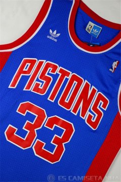 Camiseta Hill #33 Detroit Pistons Blanco