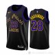 Camiseta Rui Hachimura #28 Los Angeles Lakers Ciudad 2023-24 Negro