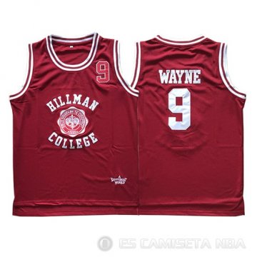 Camiseta Wayne #9 Pelicula Hillman College Rojo