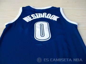 Camiseta Westbrook #0 Oklahoma City Thunder 2014-15 Azul