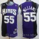 Camiseta Williams #55 Sacramento Kings Purpura Negro