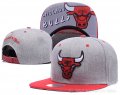 Sombrero Chicago Bulls Gris Rojo2