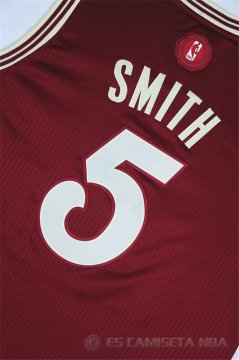 Camiseta Smith Christmas #5 Cleveland Cavaliers Rojo