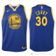 Camiseta Curry #30 Golden State Warriors Autentico Nino 2017-18 Azul
