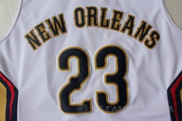 Camiseta Davis2 #23 New Orleans Pelicans Blanco