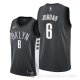 Camiseta Deandre Jordan #8 Brooklyn Nets Statement Negro