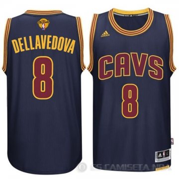 Camiseta Dellavedova #8 Cleveland Cavaliers Azul Rev30