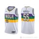 Camiseta E'twaun Moore #55 New Orleans Pelicans Ciudad Blanco