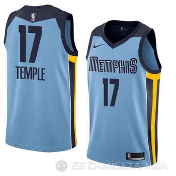 Camiseta Garrett Temple #17 Memphis Grizzlies Statement 2018 Azul