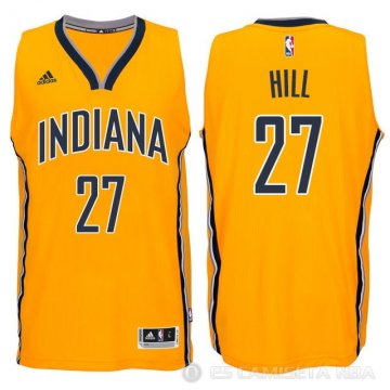 Camiseta Hill #27 Indiana Pacers Amarillo