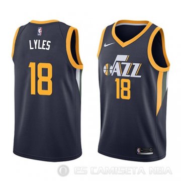 Camiseta Jairus Lyles #18 Utah Jazz Icon 2018 Azul