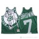 Camiseta Jaylen Brown #7 Boston Celtics Mitchell & Ness Big Face Verde