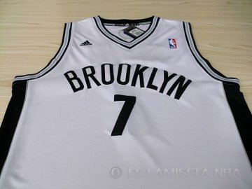 Camiseta Johnson #7 Brooklyn Nets Blanco