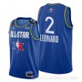 Camiseta Kawhi Leonard #2 All Star 2020 Los Angeles Clippers Azul