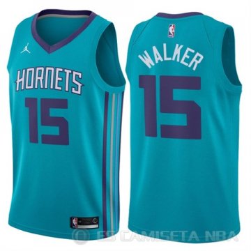 Camiseta Kemba Walker #15 Charlotte Hornets Nike Icon 2017-18 Verde