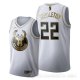 Camiseta Khris Middleton #22 Golden Edition Milwaukee Bucks 2019-20 Blanco