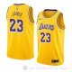 Camiseta Lebron James #23 Los Angeles Lakers Icon Amarillo
