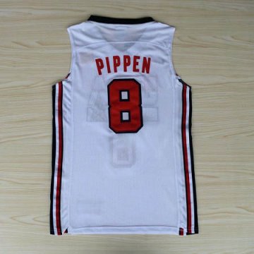 Camiseta Pippen #8 USA 1992 Blanco
