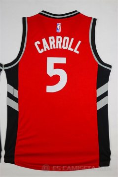 Camiseta Carroll #5 Toronto Raptors Rojo