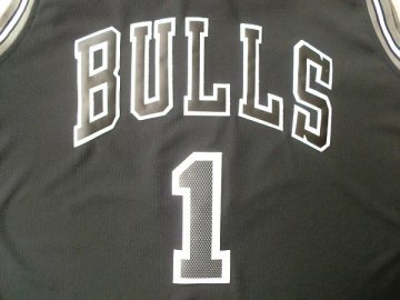 Camiseta Rose #1 Chicago Bulls Negro