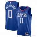 Camiseta Russell Westbrook #0 Los Angeles Clippers Icon 2022-23 Azul