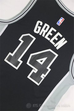 Camiseta Green #14 San Antonio Spurs Negro