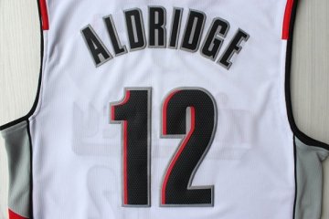 Camiseta retro Aldridge #12 Portland Trail Blazers Blanco