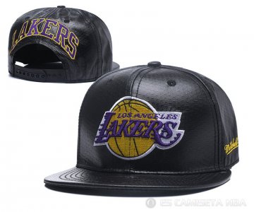 Sombrero Los Angeles Lakers Negro Violeta