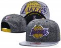 Sombrero Los Angeles Lakers Oscuro Gris Violeta1