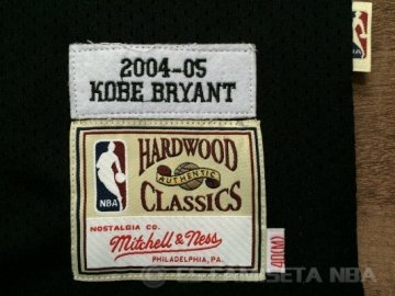 Camiseta Bryant #8 Los Angeles Lakers Retro Negro 2004/2005