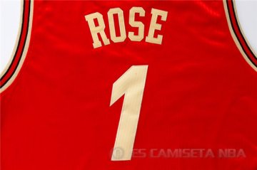 Camiseta Rose Christmas #1 Chicago Bulls Rojo