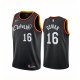 Camiseta Cedi Osman NO 16 Cleveland Cavaliers Ciudad 2020-21 Negro