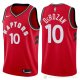 Camiseta DeRozan #10 Toronto Raptors Autentico 2017-18 Rojo